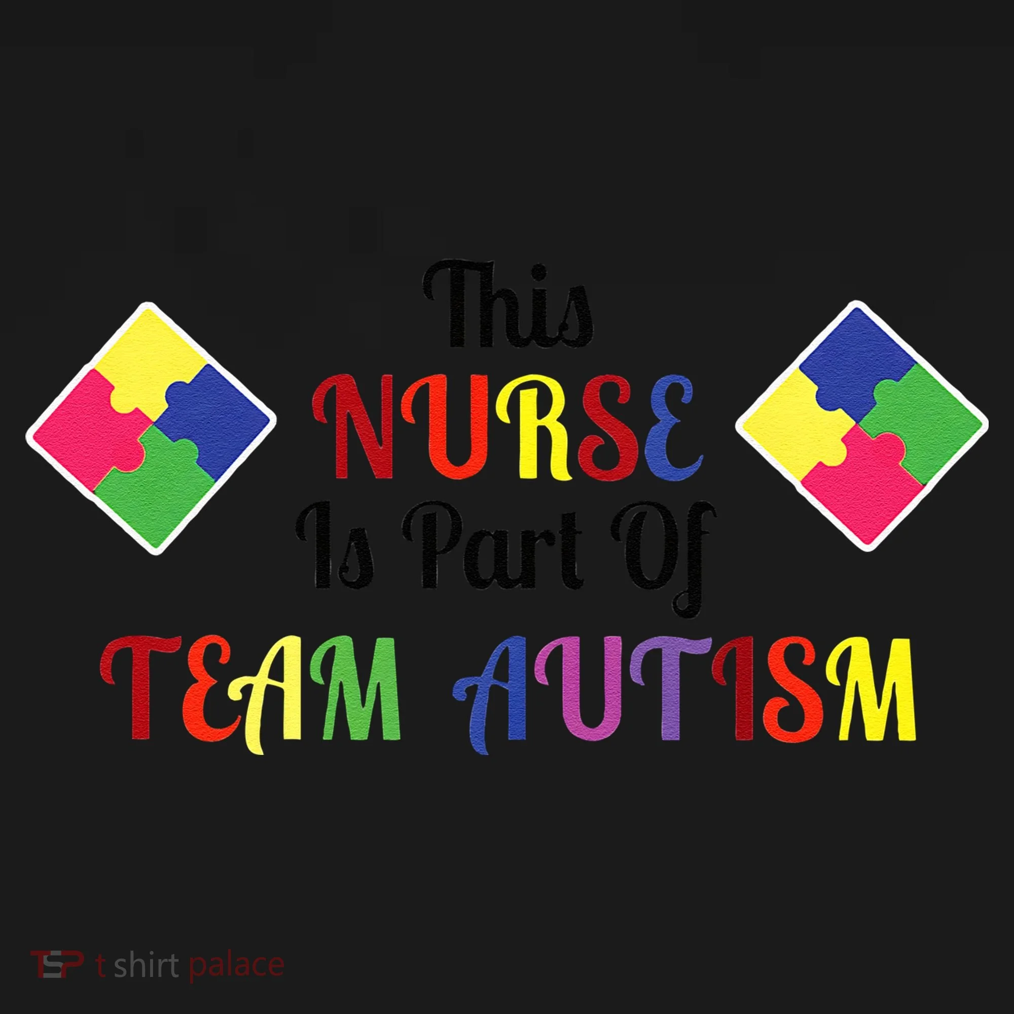 Nurse Team Autism Awareness Toddler Hoodie