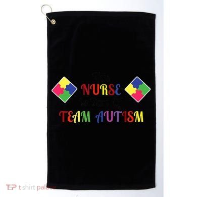 Nurse Team Autism Awareness Golf Towel