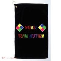 Nurse Team Autism Awareness Golf Towel thumb 0