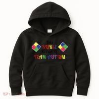 Nurse Team Autism Awareness Kids Hoodie thumb 0