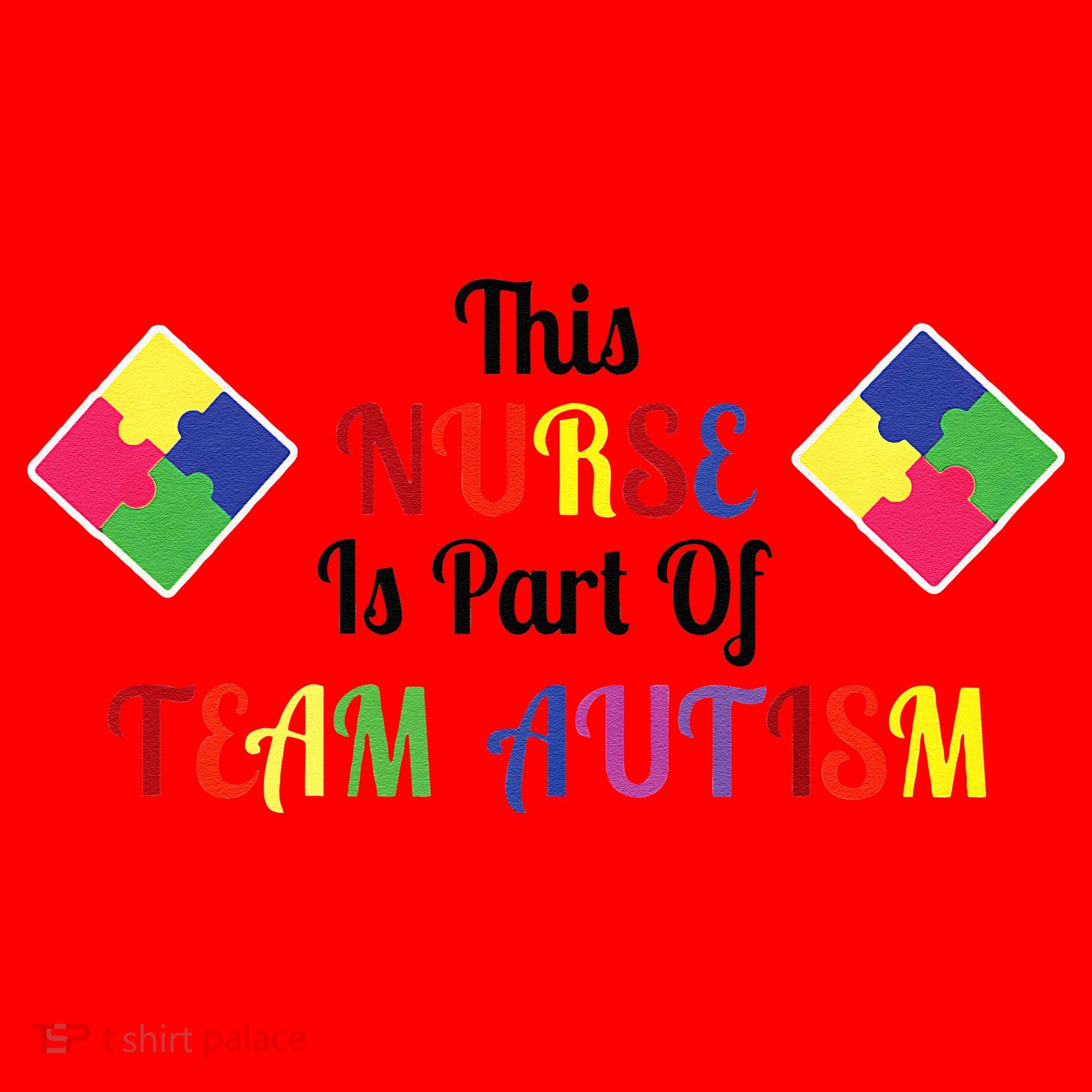 Nurse Team Autism Awareness Santa Hat