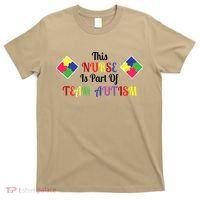Nurse Team Autism Awareness T-Shirt thumb 0