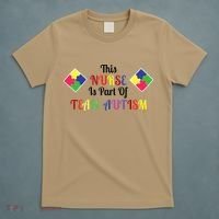 Nurse Team Autism Awareness T-Shirt thumb 5