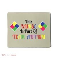 Nurse Team Autism Awareness Mousepad thumb 0
