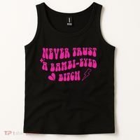 Never Trust A Bambi Eyed Biitch Tank Top thumb 2