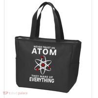 Never Trust An Atom They Make Up Everything Science Teacher Tote Bag thumb 3
