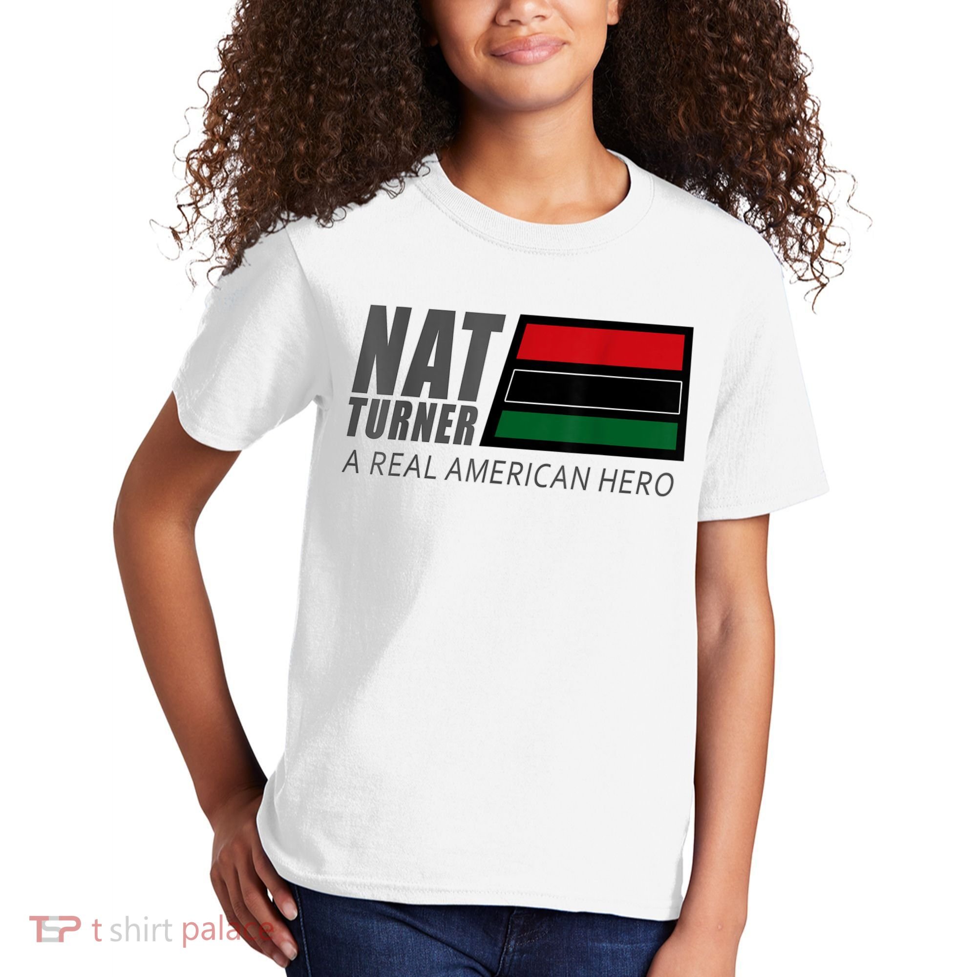 Nat Turner A Real American Hero Kids T-Shirt