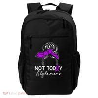Not Today Alzheimers Alzheimers Disease Awareness Backpack thumb 0