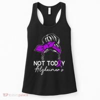 Not Today Alzheimers Alzheimers Disease Awareness Women's Tank Top thumb 0