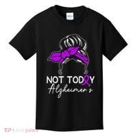 Not Today Alzheimers Alzheimers Disease Awareness Kids T-Shirt thumb 0
