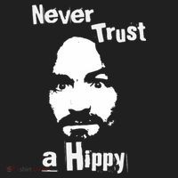 Never Trust A Hippy Women's Sweatshirt thumb 2