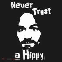 Never Trust A Hippy Hoodie thumb 2
