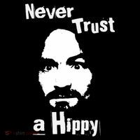 Never Trust A Hippy Coaster thumb 2