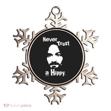 Never Trust A Hippy Ornament