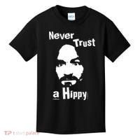 Never Trust A Hippy Kids T-Shirt thumb 0