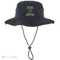 Never Trust An Atom They Make Up Everything Sci Gift Bucket Hat thumb 0