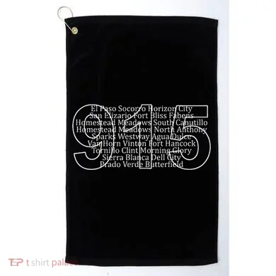 Northwest Texas Area Code 915 Golf Towel