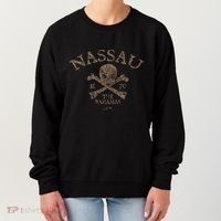 Nassau The Bahamas Pirate Skull & Crossbones Women's Sweatshirt thumb 0
