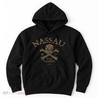 Nassau The Bahamas Pirate Skull & Crossbones Hoodie thumb 0