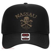 Nassau The Bahamas Pirate Skull & Crossbones Hat thumb 0