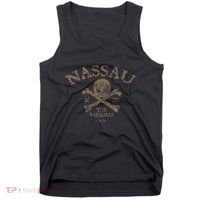 Nassau The Bahamas Pirate Skull & Crossbones Tank Top thumb 0
