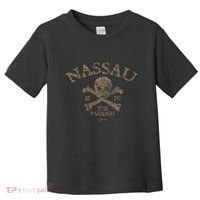 Nassau The Bahamas Pirate Skull & Crossbones Toddler T-Shirt thumb 0