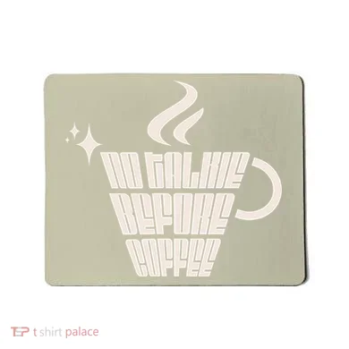 No Talkie Before Coffee Design Mousepad