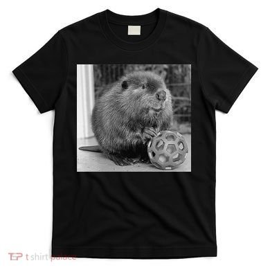 Nibi The Beaver With The Moon Vintage Beaver Lover T-Shirt