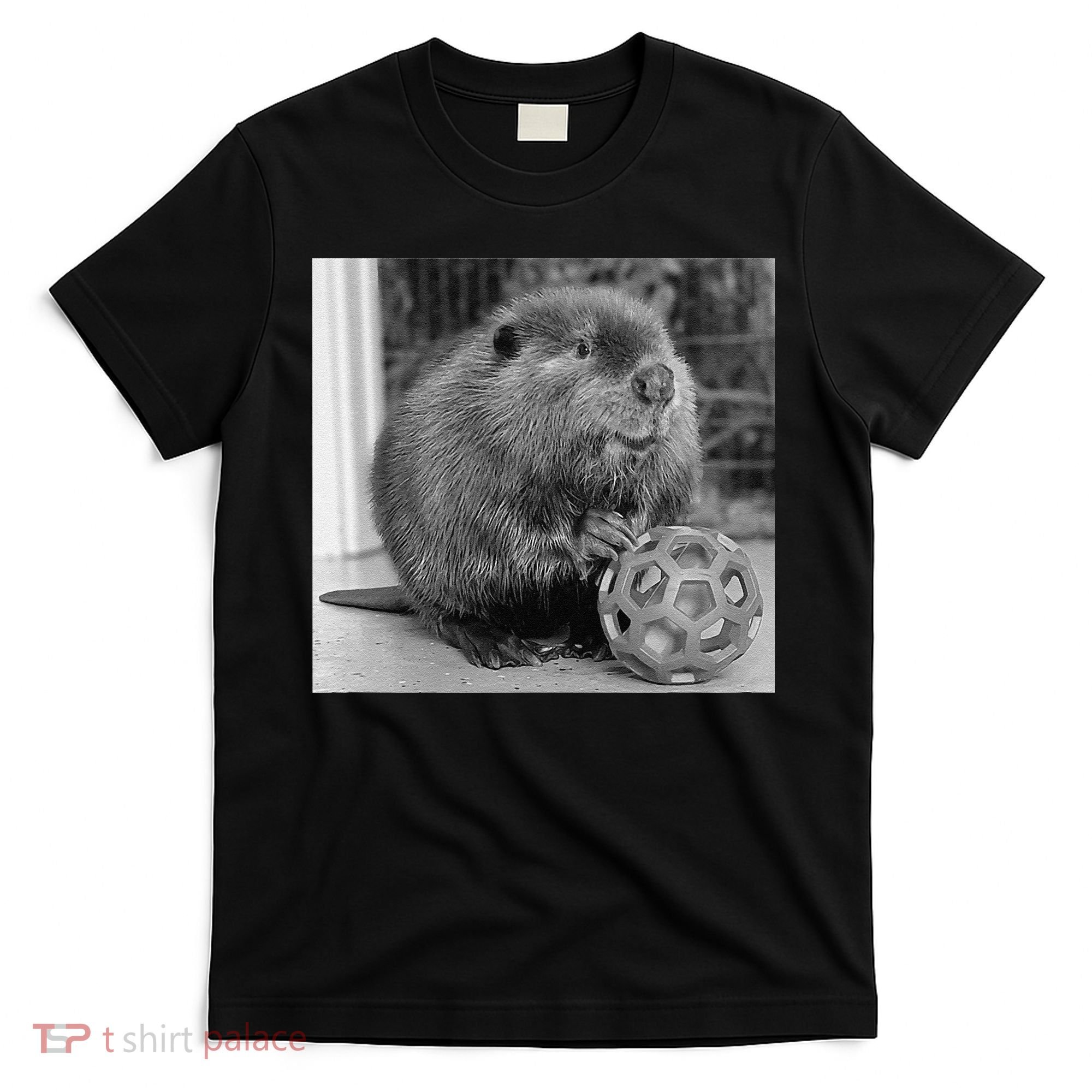 Nibi The Beaver With The Moon Vintage Beaver Lover T-Shirt