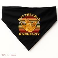 Not The Crab Rangussy Joke Meme Crab Rangoon Chinese Food USA-Made Doggie Bandana thumb 0