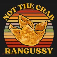 Not The Crab Rangussy Joke Meme Crab Rangoon Chinese Food Long Sleeve Shirt thumb 2