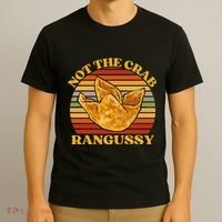 Not The Crab Rangussy Joke Meme Crab Rangoon Chinese Food T-Shirt thumb 3