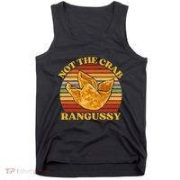 Not The Crab Rangussy Joke Meme Crab Rangoon Chinese Food Tank Top thumb 0