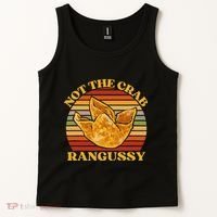 Not The Crab Rangussy Joke Meme Crab Rangoon Chinese Food Tank Top thumb 2