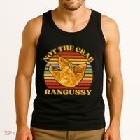 Not The Crab Rangussy Joke Meme Crab Rangoon Chinese Food Tank Top thumb 3