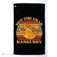 Not The Crab Rangussy Joke Meme Crab Rangoon Chinese Food Golf Towel thumb 0