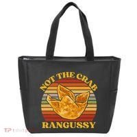 Not The Crab Rangussy Joke Meme Crab Rangoon Chinese Food Tote Bag thumb 0
