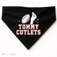 Ny Tommy Cutlets Football USA-Made Doggie Bandana thumb 0