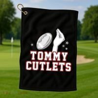 Ny Tommy Cutlets Football Golf Towel thumb 1