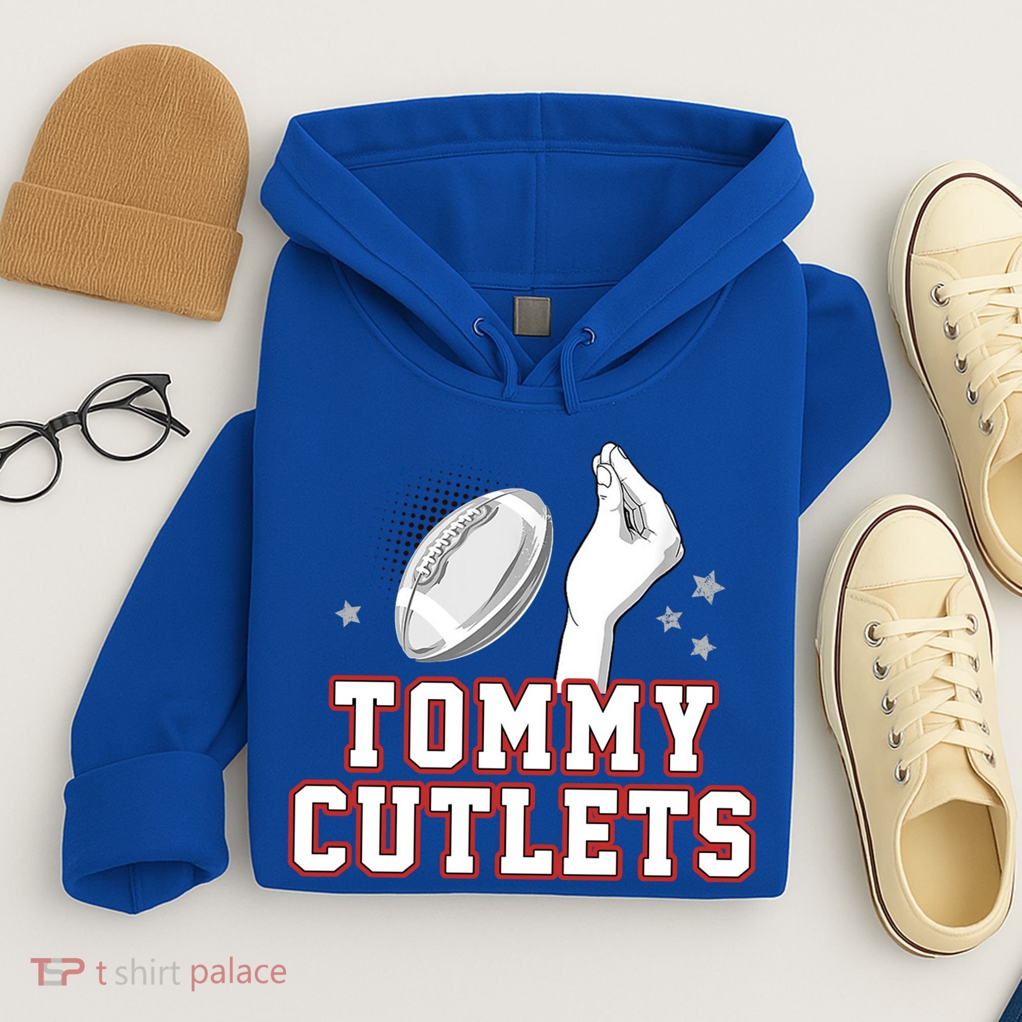Ny Tommy Cutlets Football Hoodie