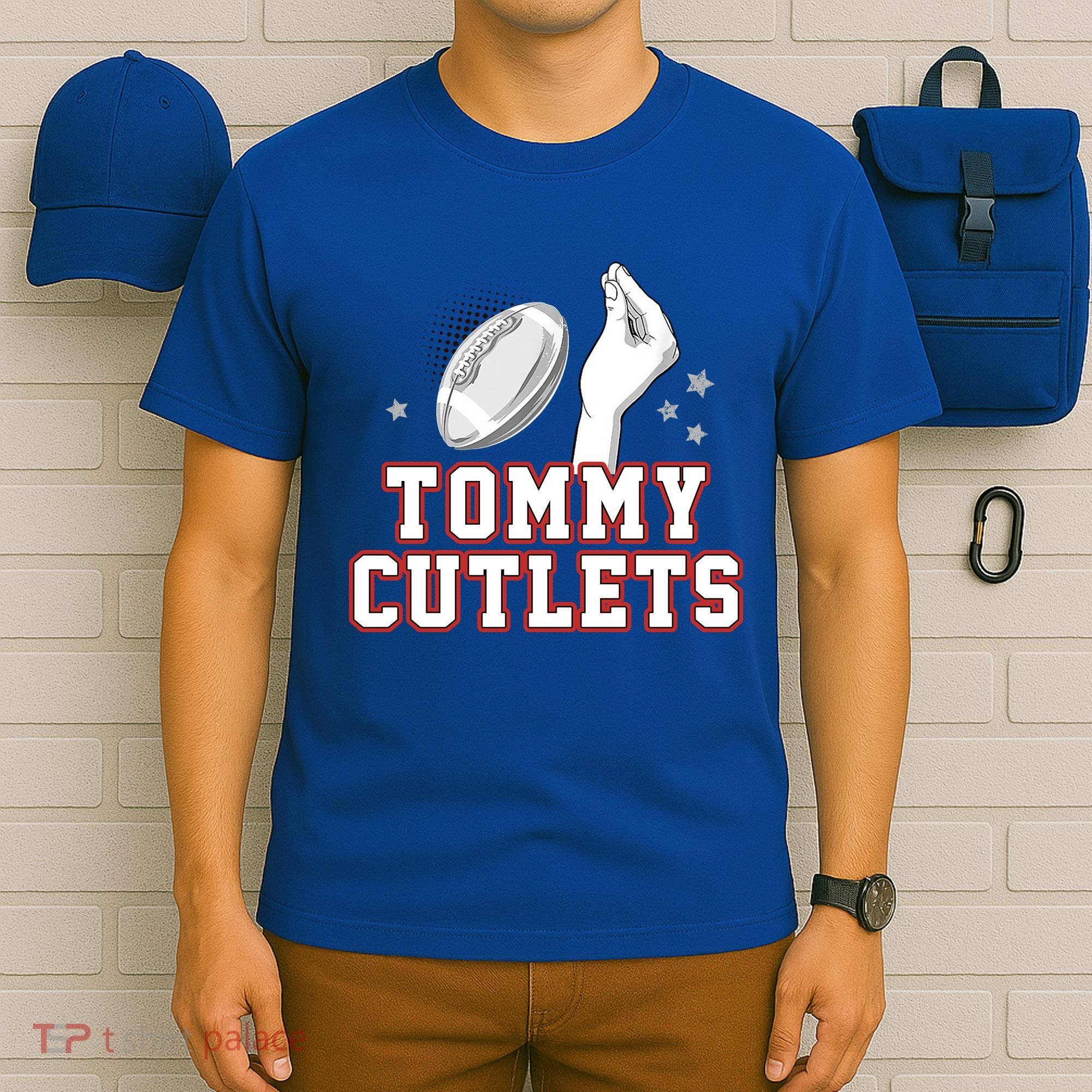 Ny Tommy Cutlets Football T-Shirt