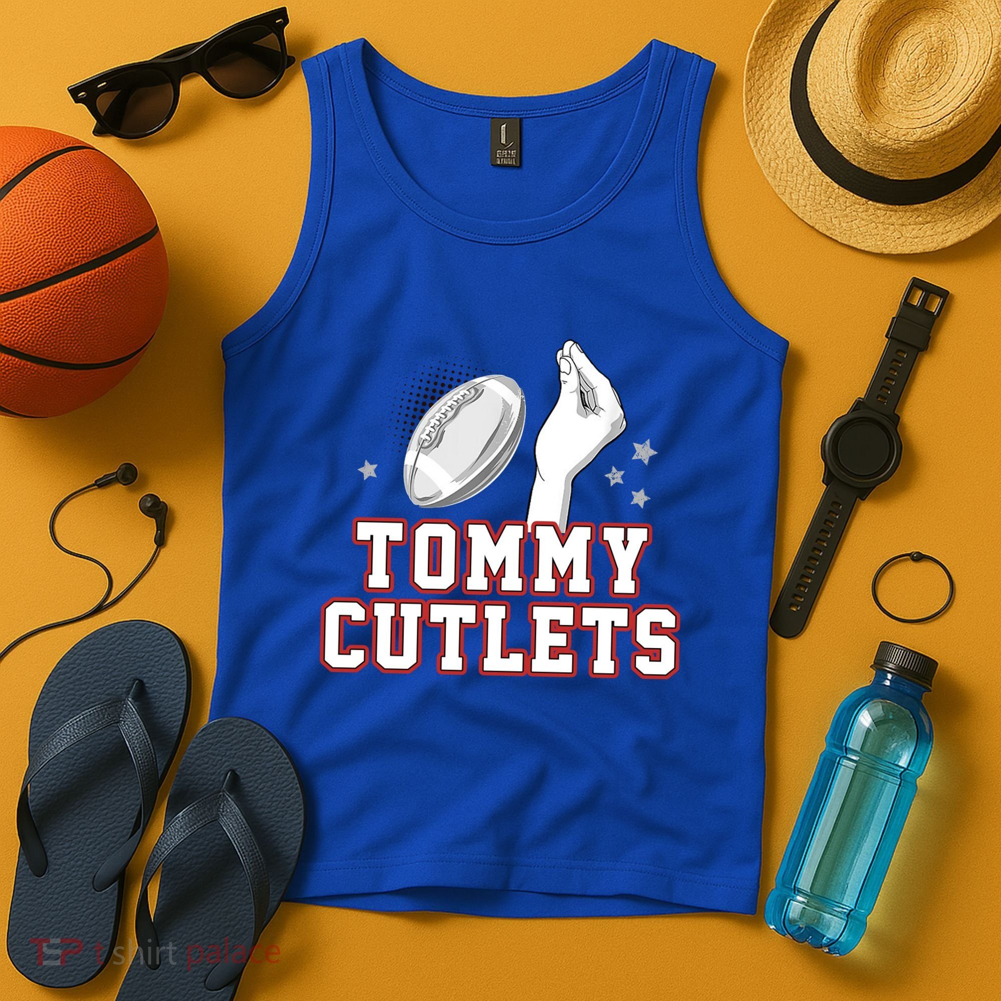 Ny Tommy Cutlets Football Tank Top