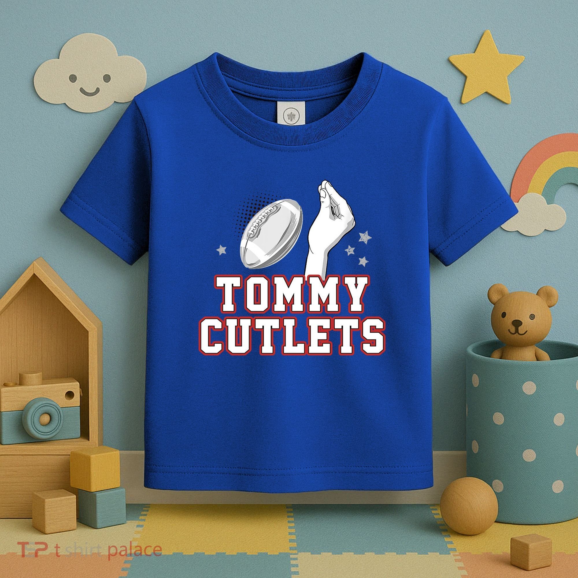Ny Tommy Cutlets Football Toddler T-Shirt