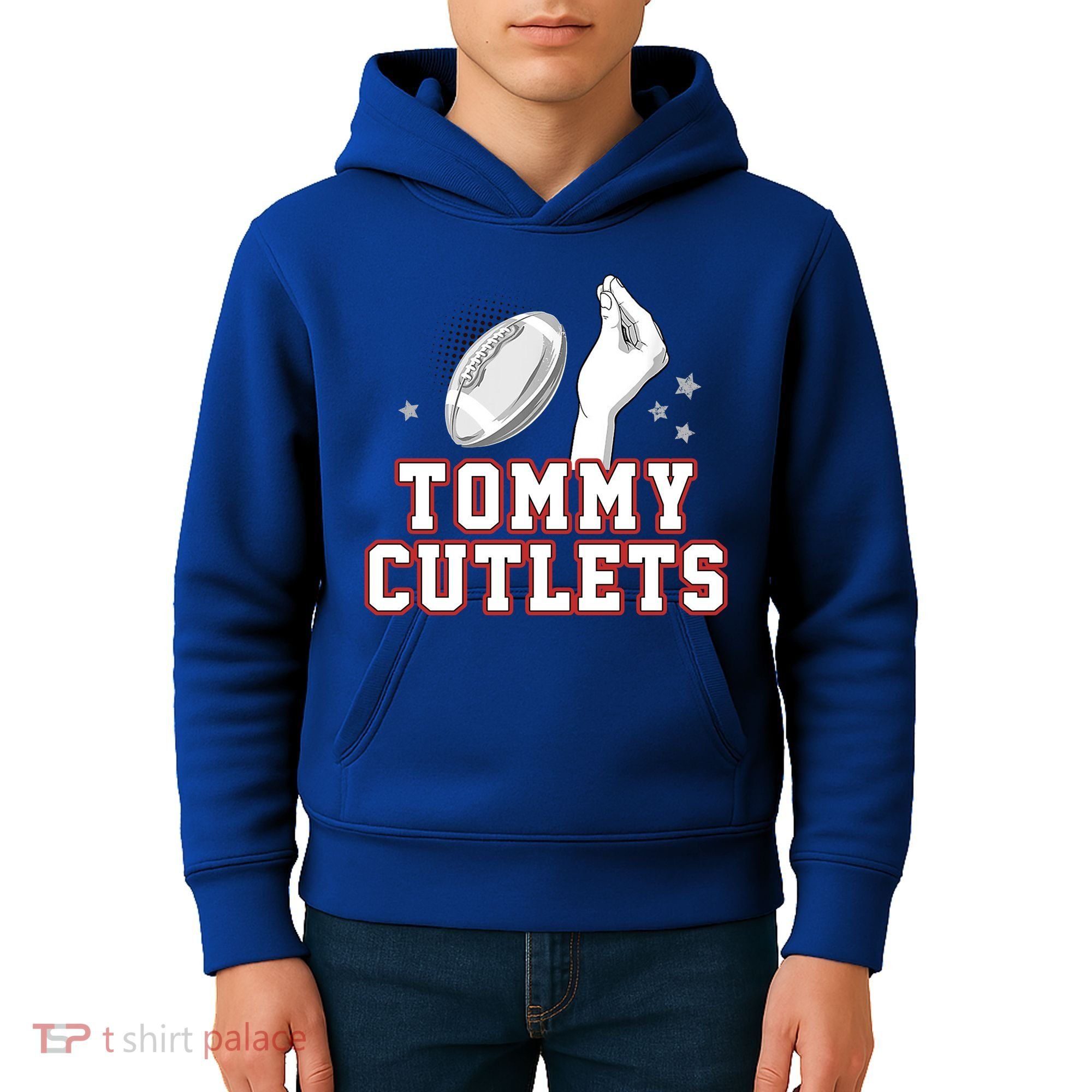 Ny Tommy Cutlets Football Kids Hoodie