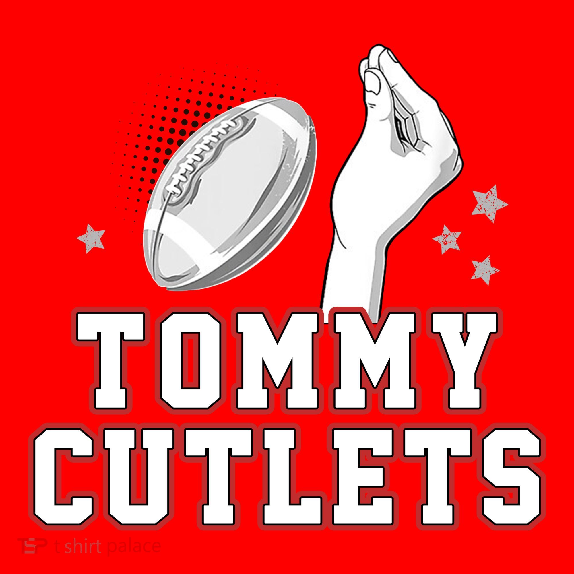 Ny Tommy Cutlets Football Santa Hat