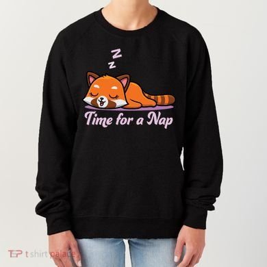 Nap Time Cute Red Panda Women's Sweatshirt