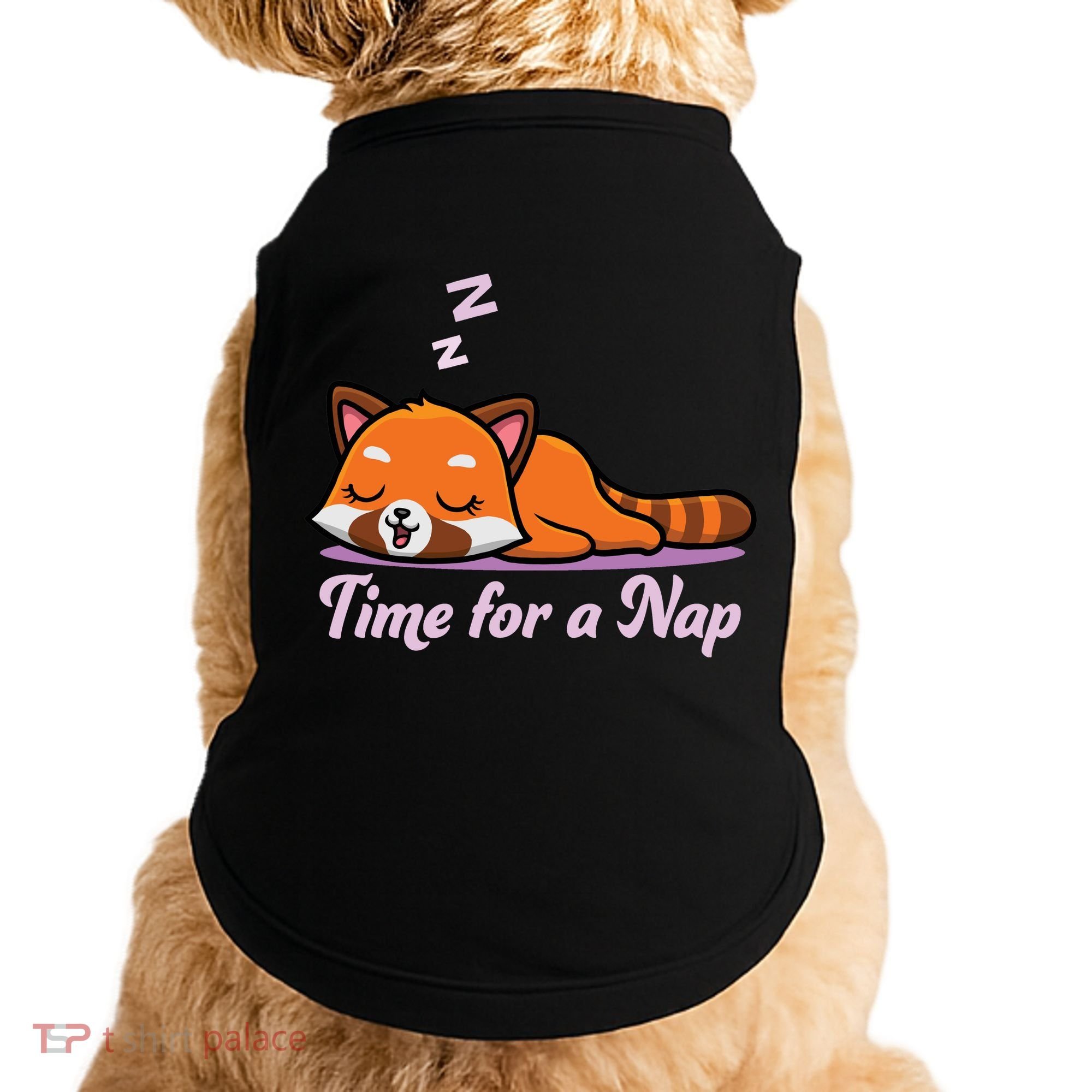 Nap Time Cute Red Panda Doggie Tank