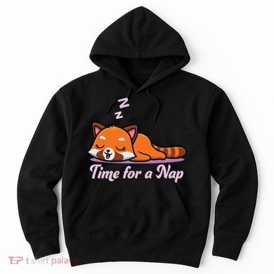 Nap Time Cute Red Panda Hoodie