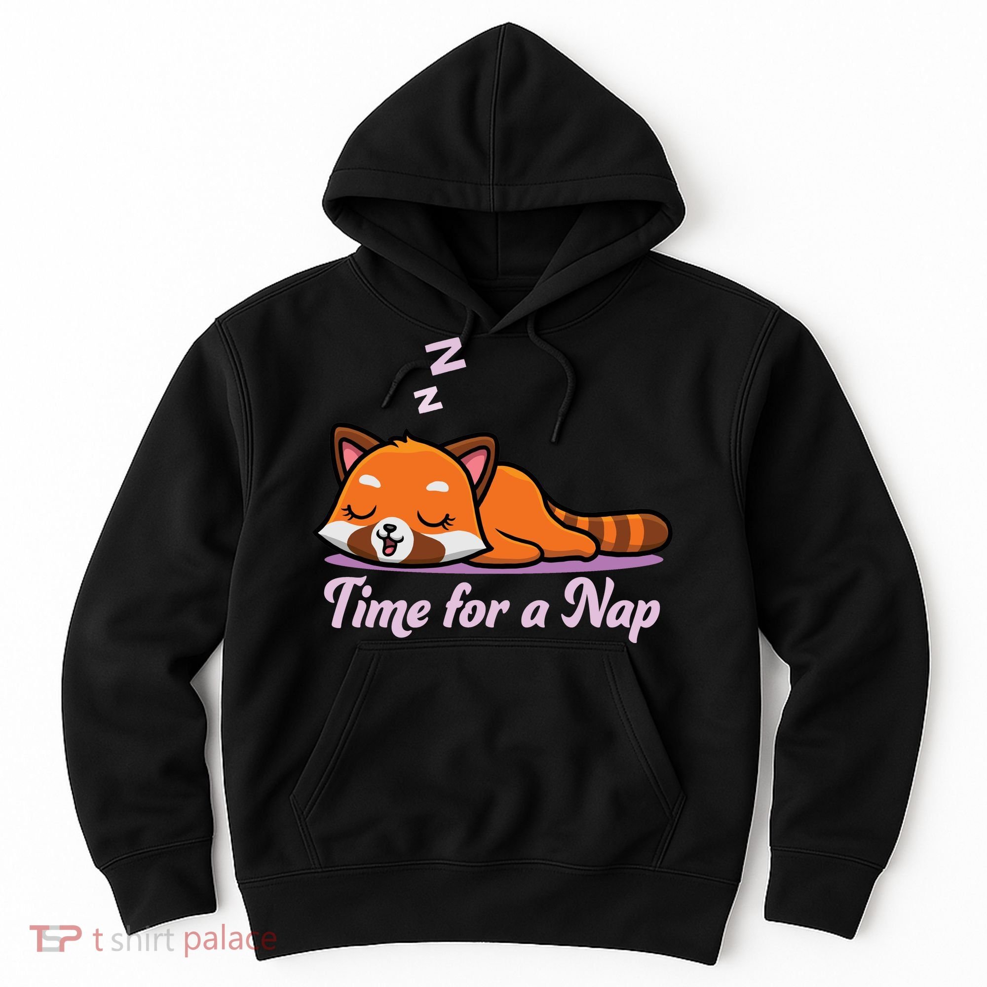 Nap Time Cute Red Panda Hoodie