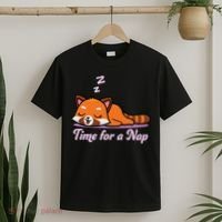 Nap Time Cute Red Panda T-Shirt thumb 2